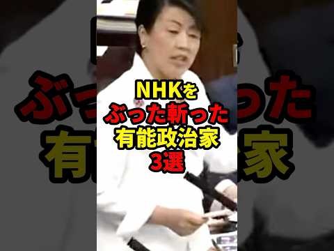 N●Kをぶった斬った有能政治家3選 #ニュース #shorts