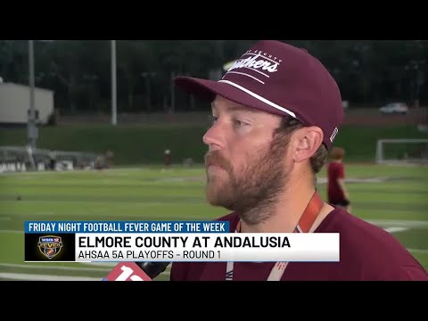 Elmore County head football coach speaks ahead of Andalusia matchup