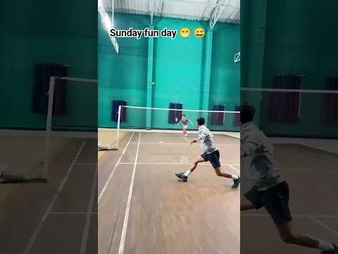 sunday fun day 😅|fun|#badminton #youtubeshorts #subscribe