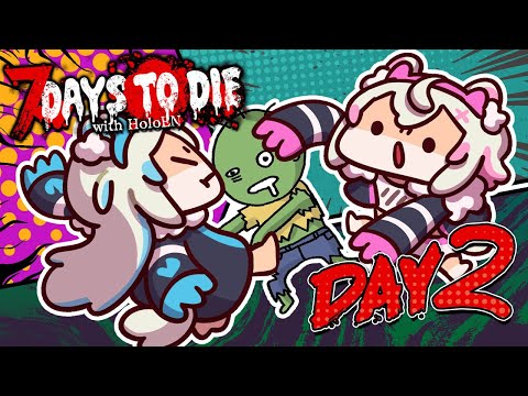 【#7DAYSTODIEHOLOEN COLLAB】why are the zombies so fast 🐾 【FUWAMOCO POV】