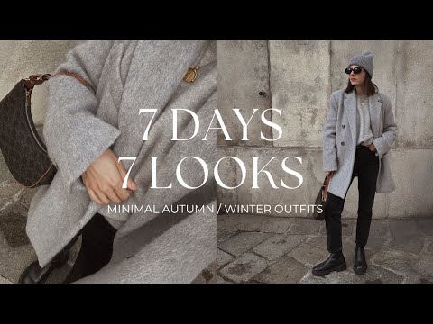 WHAT I WORE THIS WEEK | MINIMAL AUTUMN WINTER OUTFITS