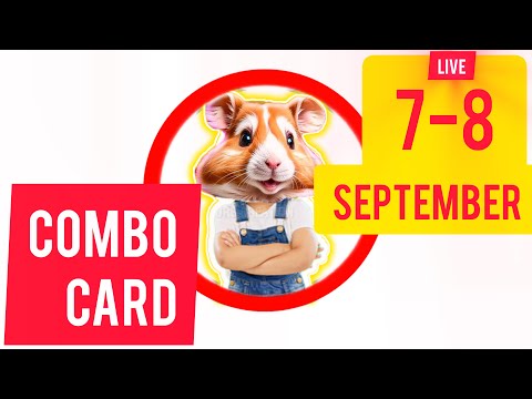 Hamster Kombat daily combo 7-8 September | daily combo hamster kombat today | Hamster Kombat combo