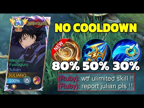 WHEN GLOBAL JULIAN ABUSE THIS NEW BEST NO COOLDOWN BUILD in SEASON 33!🔥 (unlimited oneshot!)