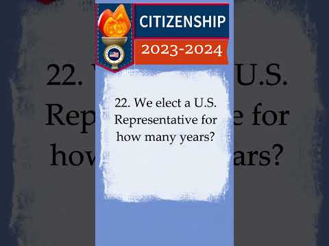 2023-2024 U.S CITIZENSHIP TEST, Civics Test (QUESTION 22) Naturalization #youtubeshorts