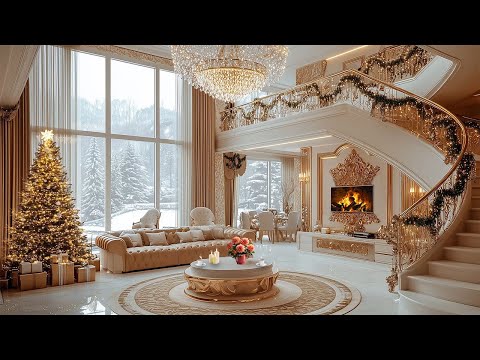 Luxurious Christmas Jazz 2025 🎄 Living Room Serenity with Soothing Jazz Melodies - Soft Piano Jazz