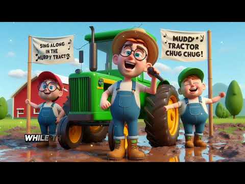 Sing Along with the Muddy Tractor Chug Chug Classic Super Cartoon Kids Nursery Song