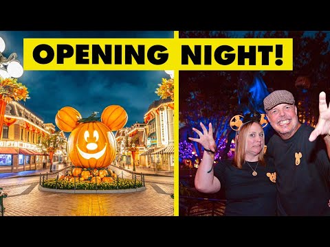 BUSY opening night of Halloween Season at Disneyland 2024-08-23