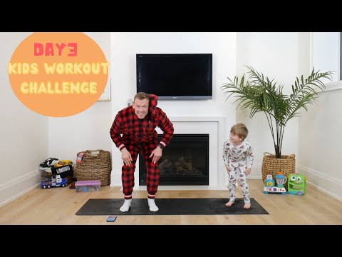 Kids Home Workout Challenge - Day 3