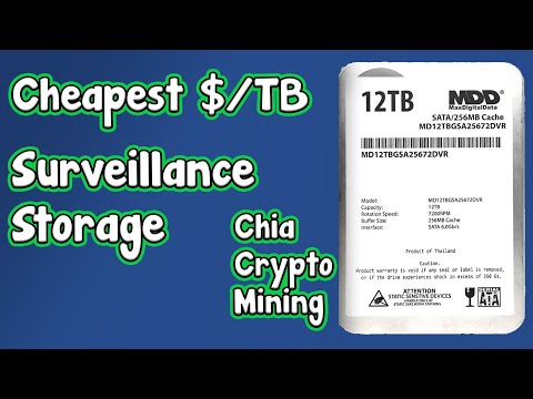 Cheapest $ Per TB On Internet! MDD 12 TB Surveillance Harddrive Unboxing!