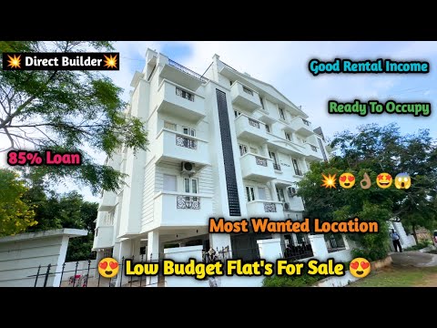 😍Don't Miss It😱 Low Budget Ready to occupy🤩GST Road🏠 #flatsforsalechennai #guduvanchery #2bhk #3bhk