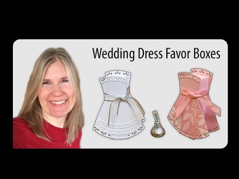 Wedding Dress Favor Boxes