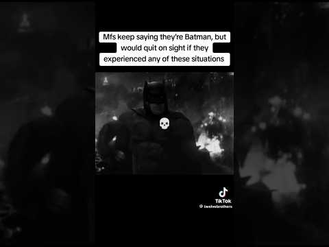 I don't wanna be Batman #foryou #dccomics #batman #shorts #justiceleague #fyp #tiktok #fyp