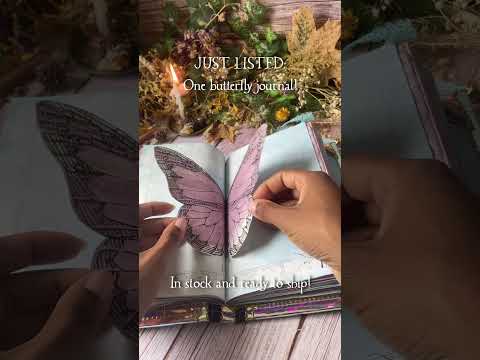 🦋 #Handmade #Butterfly #Grimoire #Journal 🦋