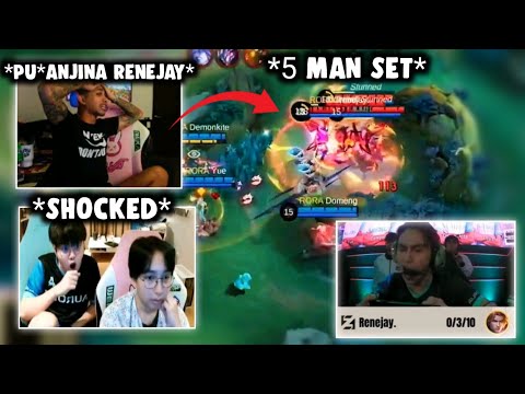 VEEWISE AND DOGIE LOSING THEIR MINDS REACTING TO RENEJAY TIGREAL 5 MAN SET VS OMG. . .🤯