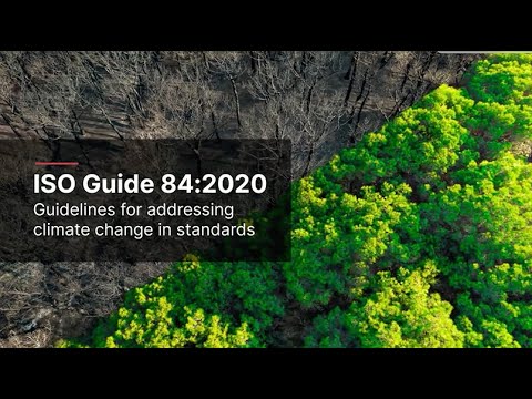 ISO Guide 84:2020 - Guidelines for addressing climate change in standards