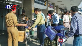 High Alert In Shamshabad Airport | Hyderabad | TV5 News