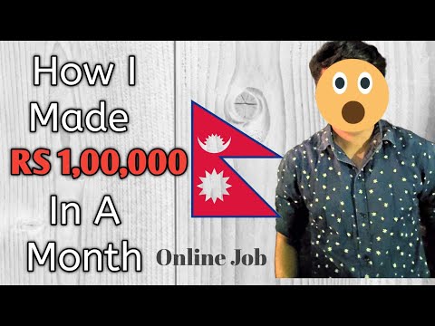 How I made Rs 1,00,000 In A Month - Online Job In Nepal 2021 - YT Nepal