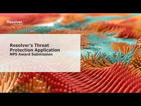 2023 SIA NPS Awards Entry: Resolver 's Threat Protection Application