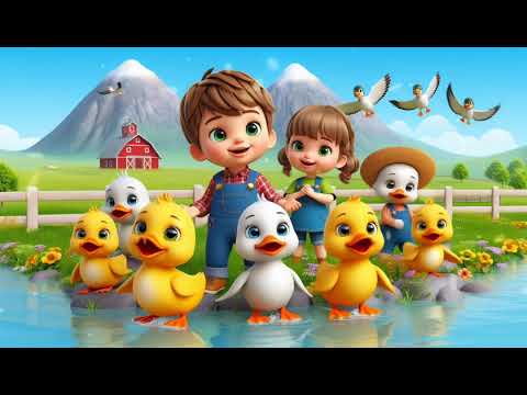 Five Little Ducks Went Out to Play - Fun New Interactive Song for Kids | Original Lyrics