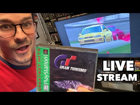 Gran Turismo 1 PS1 Live Stream - Yuri from TheStraightPipes plays every car Game