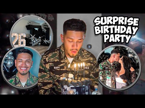 THREW MY FIANCE A SURPRISE PARTY *EMOTIONAL*