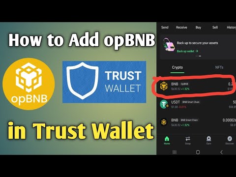 HOW to ADD and Remove OpbBNB in Trust Wallet