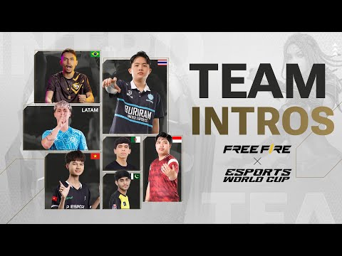 Clash of Titans | Esports World Cup: Free Fire Team Intros