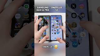 Samsung S24 Ultra vs OnePlus 12 ⚡ Expensive = Power?🤔 #shorts