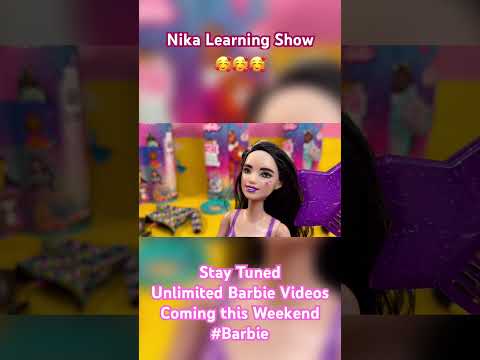 Barbie Cutie Reveal 👙 See her Makeup 💄 With 🧊🙉🙉 #barbie #toysreview #asmr #shortvideo