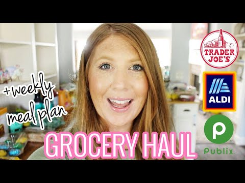 ALDI & TRADER JOE'S GROCERY HAUL / JUNE 2020 // DENAE LYNN