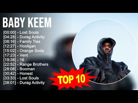 Baby Keem 2023 MIX ~ Top 10 Best Songs ~ Greatest Hits ~ Full Album