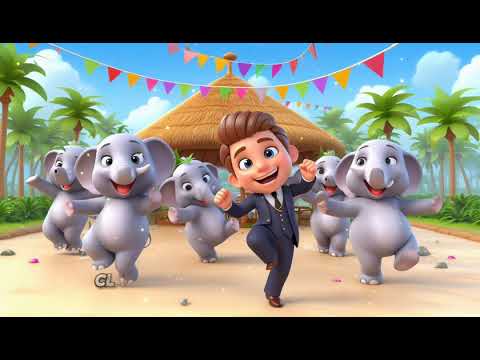 Jungle Joy with Elephants: A Kids' Dance Party Nursery Rhymes