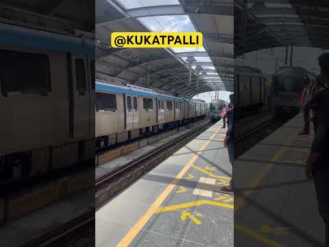 #metro #train #indianrailways #railway #kukatpallimetro