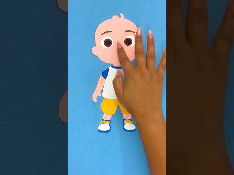 Help Baby JJ Get Ready! Easy CoComelon Crafts #cocomelon #123 #shorts