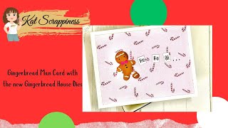 Gingerbread man funny holiday card with new products