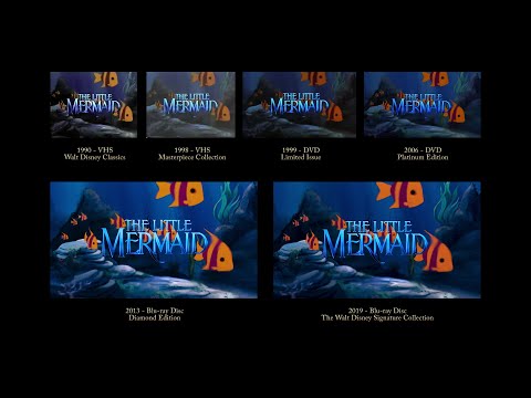 The Little Mermaid | 30 Years of Video Editions Comparison