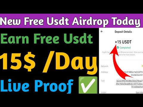 Free Usdt Airdrop Telegram | Usdt Airdrop Bot Telegram | Free Usdt Earn | Free Usdt Mining Site 2024