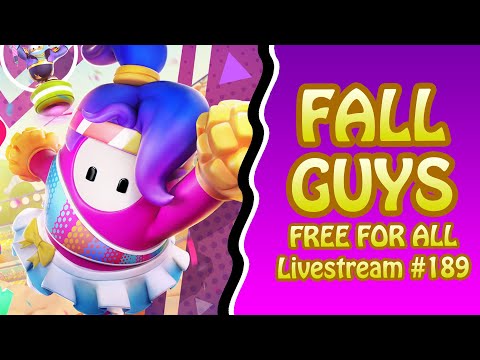 NEW SEASON: FREE FOR ALL IS HERE! | Fall Guys Live Stream #189