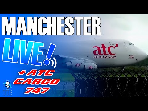 Manchester Airport Live! + Emergency Landing & ATC Boeing 747F #planespotting #manchesterairportlive