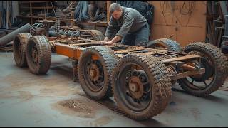 Man Builds AMPHIBIOUS Vehicle from Old Car Parts! | by @DonnDIY