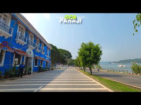 4K Scenic Coastal Drive from Atal Setu to Miramar Beach | Panaji, Goa