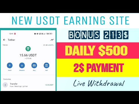 New Usdt Earning Website | Usdt shopping mall income Site |  Usdt order grabbing app