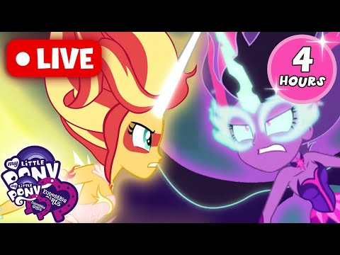 🔴 Equestria Girls Live: MOVIE NIGHT MARATHON🎥 | Full Movies Children's Cartoon