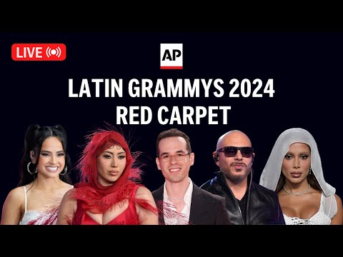 Latin Grammys 2024: LIVE from the red carpet (EN VIVO)