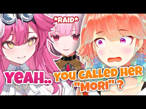 Kiara was shocked that Raora called Mori instead of Calli [Hololive EN]