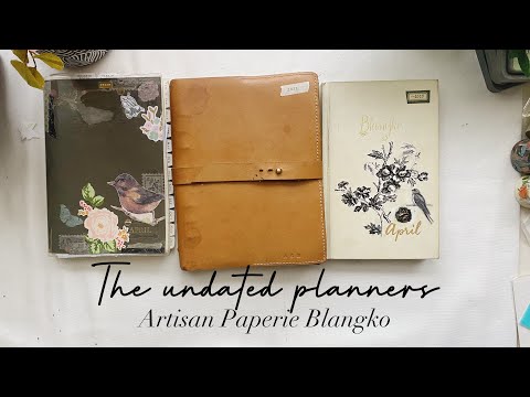 The Undated Planners From Artisan Paperie Called Blangko Planners