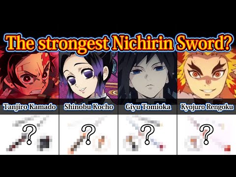 [Demon Slayer] The strongest Nichirin Blade!?Explaining the Different Colors of the Nichirin Swords!