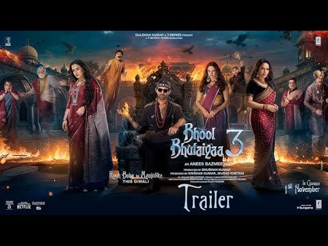 Bhool Bhulaiyaa 3 Trailer | Akshay Kumar | Kartik Aaryan | Kiara Advani | Bhool Bhulaiyaa 3