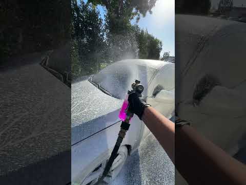 Spray thick foam with the Big Mouth Foam Cannon! #shortsvideo #shorts #howto #carwash #detailing