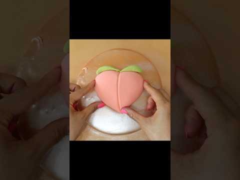 #asmr #slime #pipingbagsslime #satisfying #relax #powder #peach